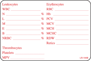 Leukocytes/Erythrocytes/Thrombocytes